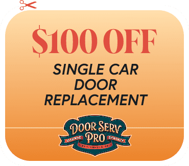 $100 off single car door